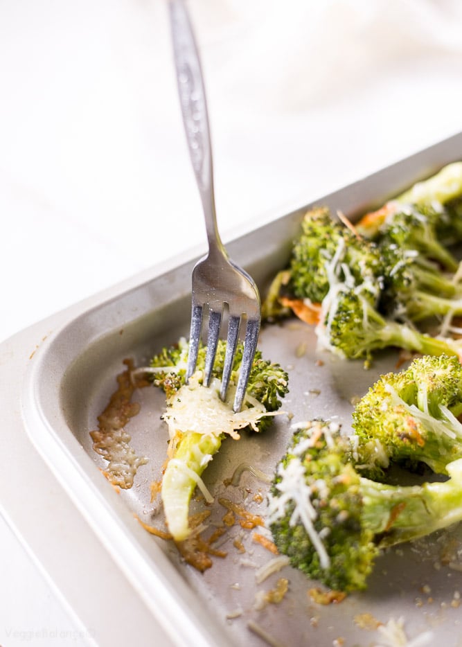 Parmesan Roasted Broccoli (AKA the Best Baked Broccoli Recipe Ever)
