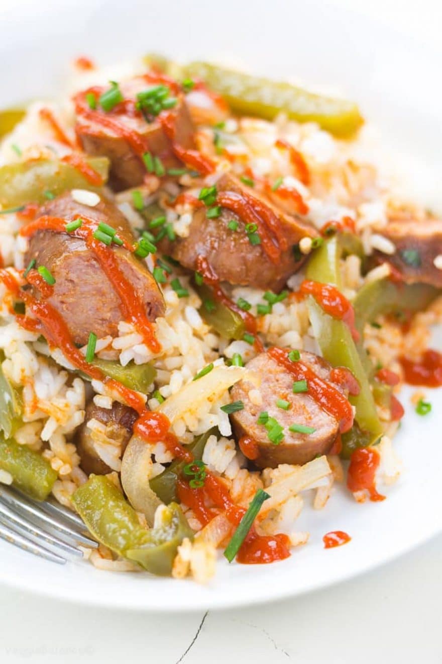Slow Cooker Sausage and Peppers Recipe (Gluten Free)