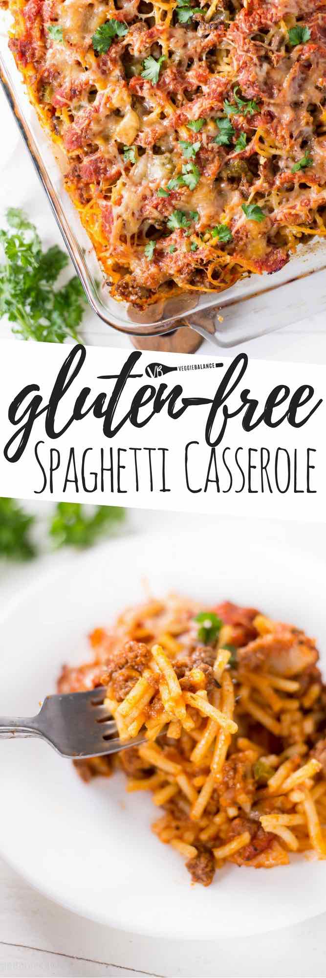 Easy & Delcious Baked Spaghetti Casserole (Gluten-Free) Recipe