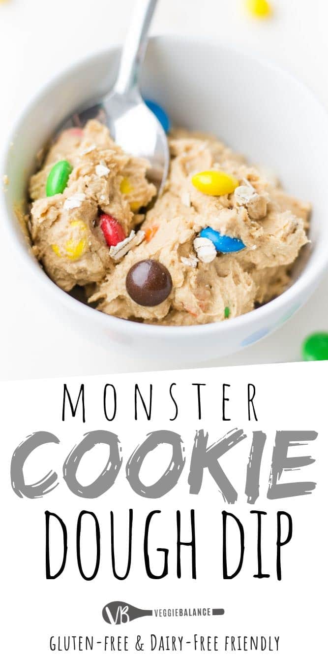 Insanely Good Monster Cookie Dough Dip Recipe