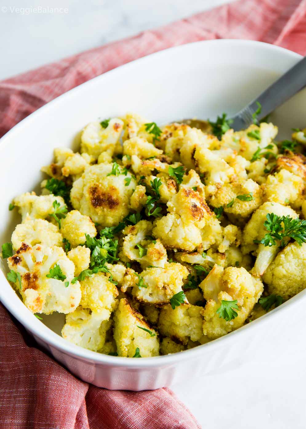 Vegan Roasted Cauliflower4 PlantBased Easy Recipes by Veggie Balance